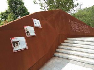 承德耐候钢挡土墙